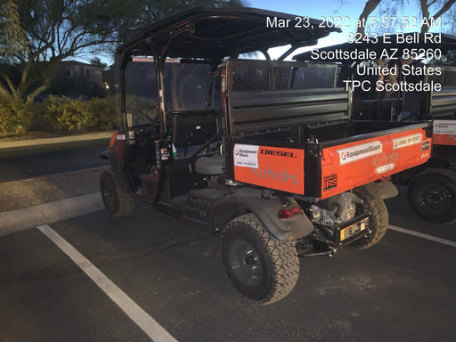 2022 Kubota RTV-X1140W-H Plastic Canopy, Windshield Acrylic Clear, LED Strobe Light, Wire Harness Kit, Back up Alarm