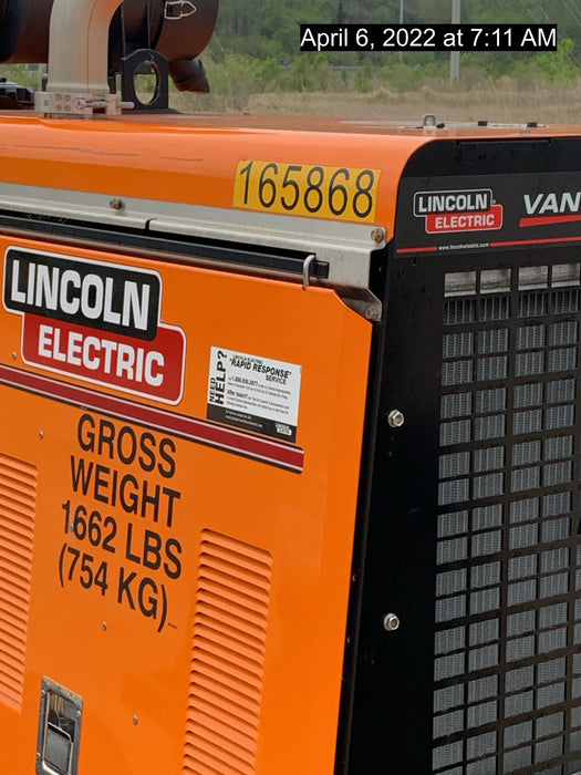 2021 Lincoln Electric Vantage 549X Ready Pak 3, ORANGE (includes trailer, cable rack, fender light kit)