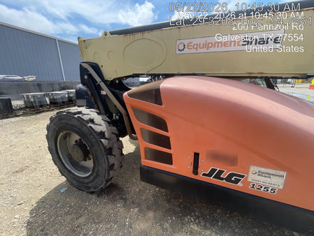 2019 JLG 1255 JLG 1255 T4F w/Full Cab, HVAC, Solid Tires, Work Lights/Beacon, 60" Carriage/Forks