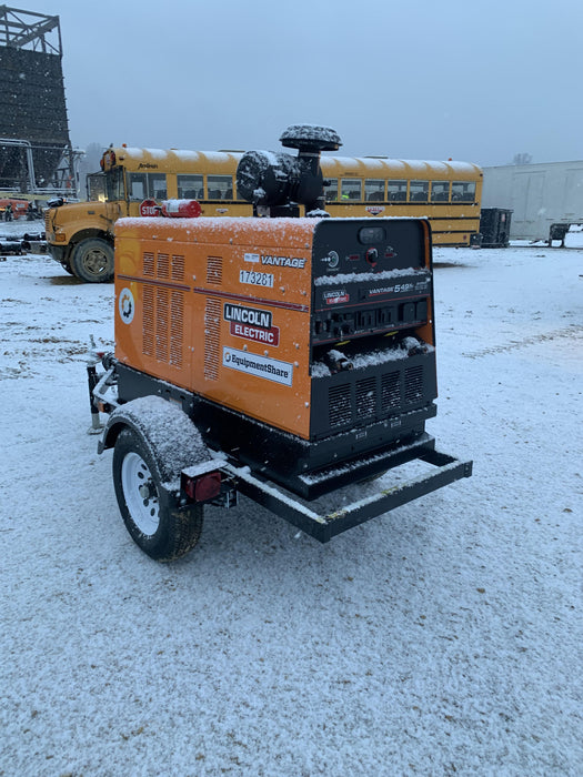 2021 Lincoln Electric Vantage 549X Ready Pak 3, ORANGE (includes trailer, cable rack, fender light kit)