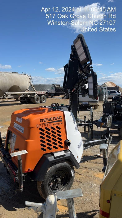 2023 Generac MLT2 Diesel, Flex Switch 120V Input, Powerzone Controller, 
(4) 320W LED Lights, 4kW Generator, 39.9 Gal Fuel Tank, 2" Ball, T3