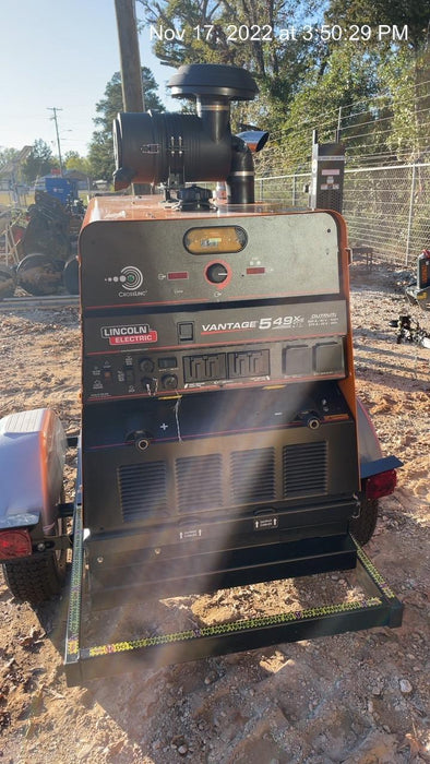 2022 Lincoln Electric Vantage 549X Crosslink Technology, Trailer Mounted, ES Decals, T3