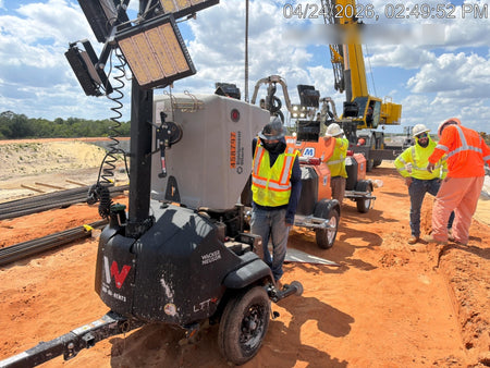 2024 Wanco WLTT-4MM4K Diesel, Mitsubishi L2E, 9.0HP @1800 rpm, Deep Sea Controller, Shore Power Plug, Auto Start, (4) 350W LED Floodlights, 4kW Generator, 60 Gal Fuel Tank, 2" Ball, T3
