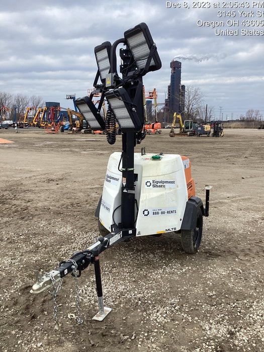 2023 Generac MLT2 Diesel, Flex Switch 120V Input, Powerzone Controller, (4) 320W LED Lights, 4kW Generator, 39.9 Gal Fuel Tank, 2" Ball, T3
