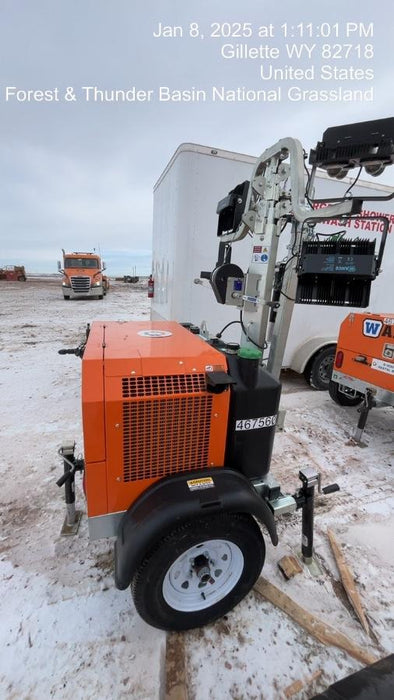 2024 Wanco WLTT-4MM4K Diesel, Deep Sea Controller, Shore Power Plug, Auto Start, (4) 350W LED Floodlights, 4kW Generator, 60 Gal Fuel Tank, 2" Ball, T3