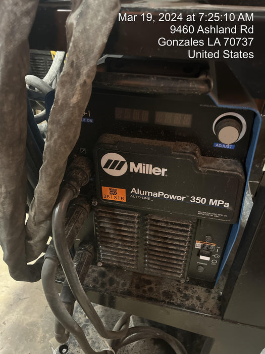 2023 MILLER ELECTRIC AlumaPower 350 MPA