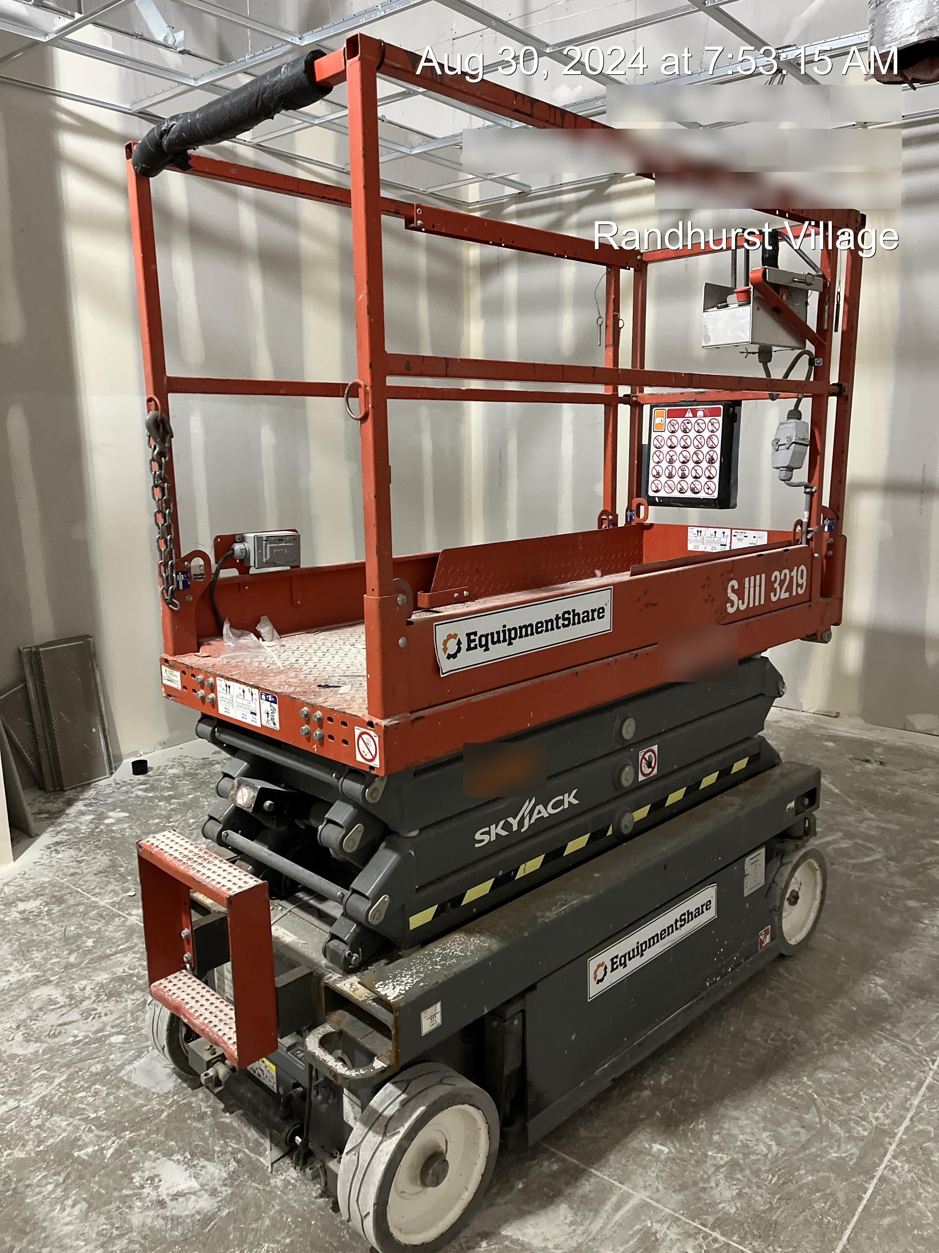 2019 Skyjack SJIII-3219 Standard Options, Trojan Batteries