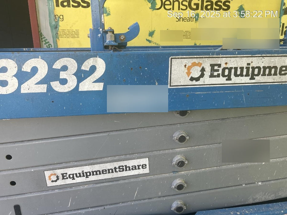 2018 Genie GS-3232 Genie GS-3232 Scissor Lift w/Standard Options