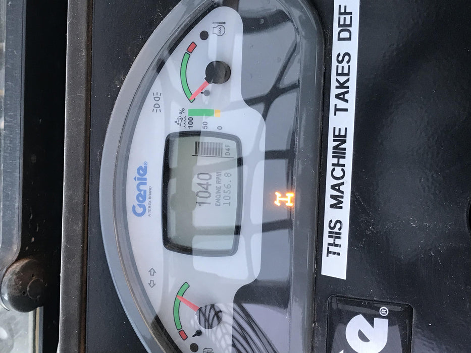 2018 Genie GTH-1056 GTH-1056 w/CAB, Solid Tires, Work Lights, 60" carriage/forks, cab mesh, beacon