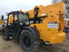 2019 JCB 510-56 Open ROPS, 74 HP, Solid Tires, Worklights, Beacon, Aux Hydraulics, Lifting Eye 66" Carriage/60" Forks