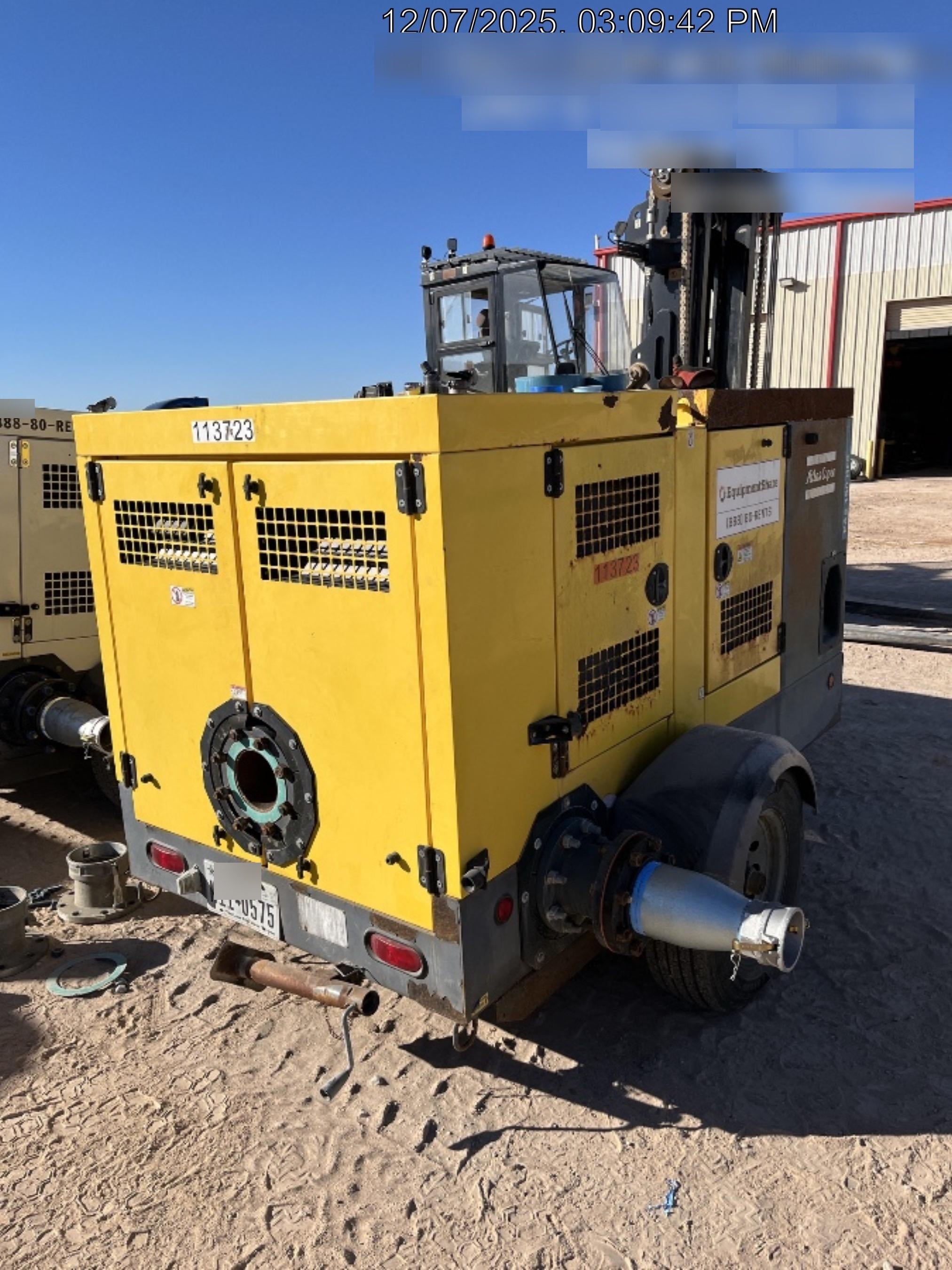 2020 ATLAS COPCO PAS 150 HF CS Enclosed