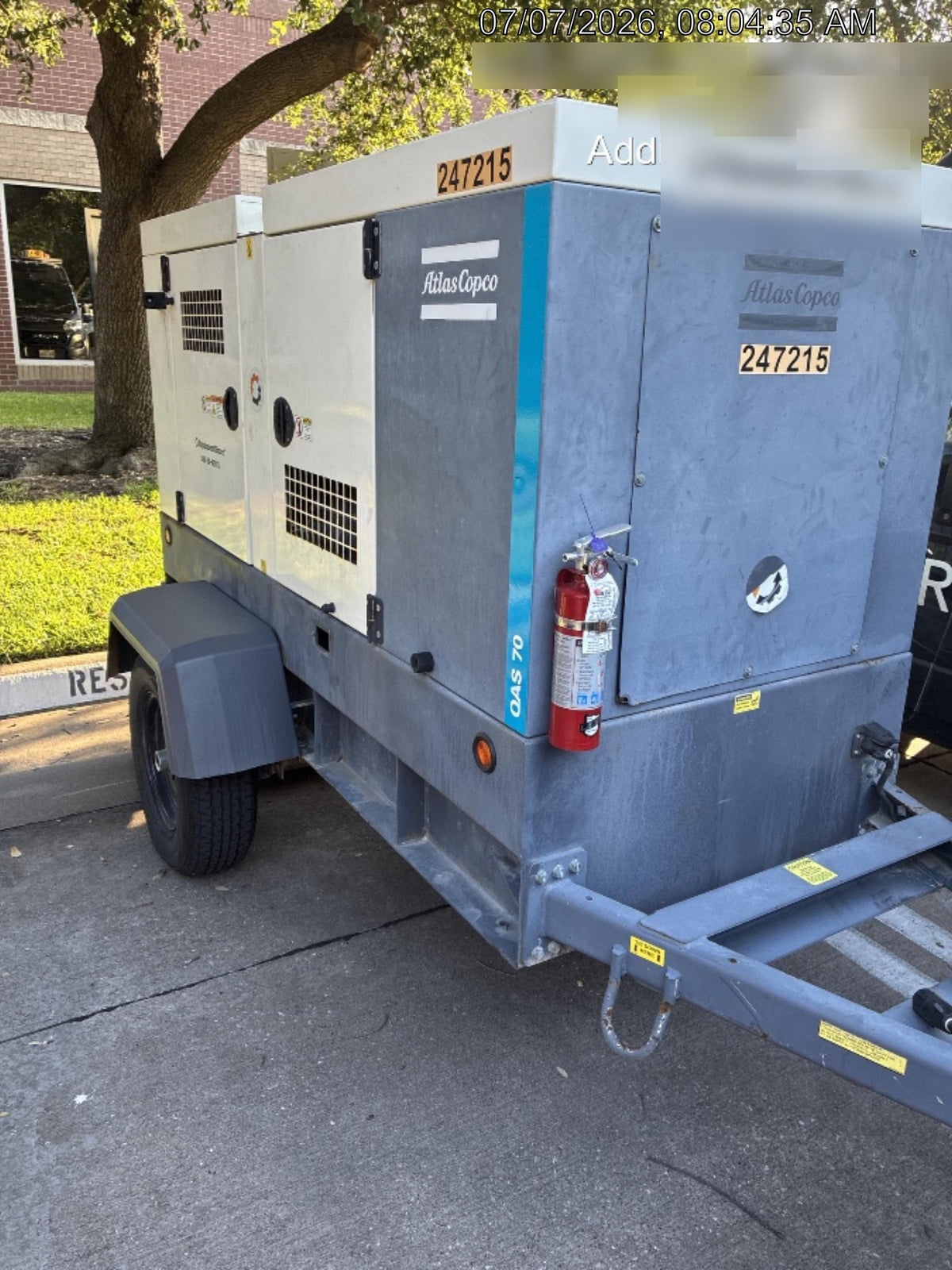 2022 ATLAS COPCO QAS 70