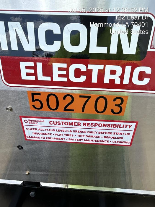 2025 LINCOLN ELECTRIC LE400