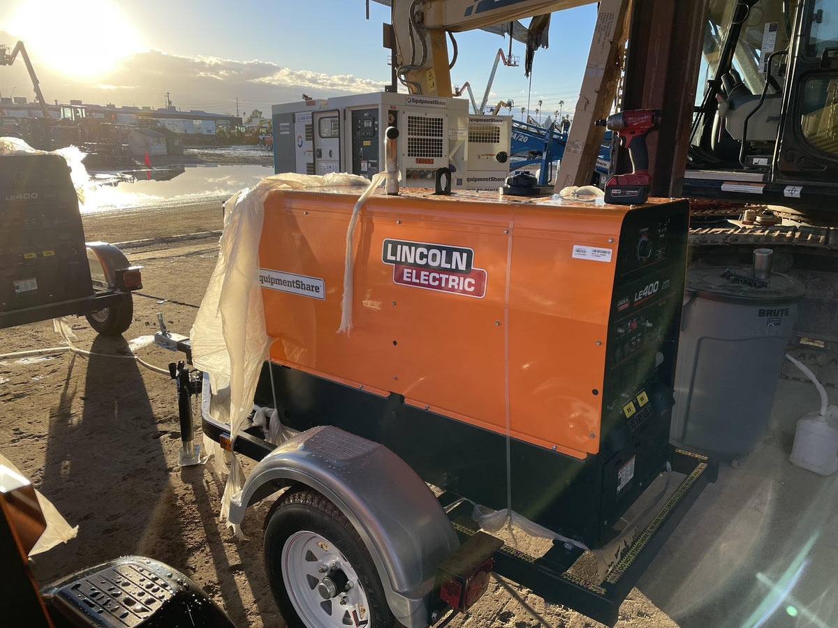 2023 Lincoln Electric LE400 Kubota V1505, Trlr, Cable Rack, Light Kit, ES Decals, T3