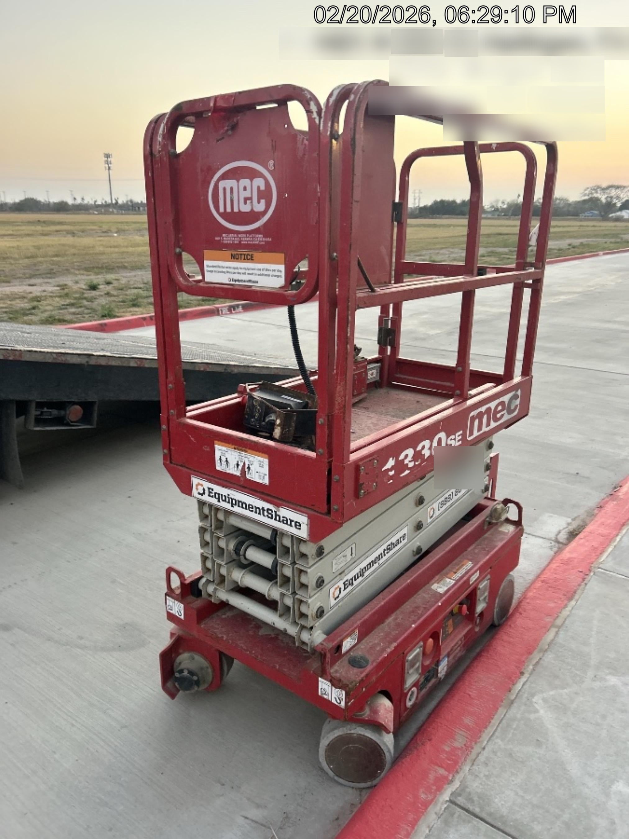 2019 MEC 1330SE Motion Alarm, Beacon, Includes MachineLink keypad and telematics device