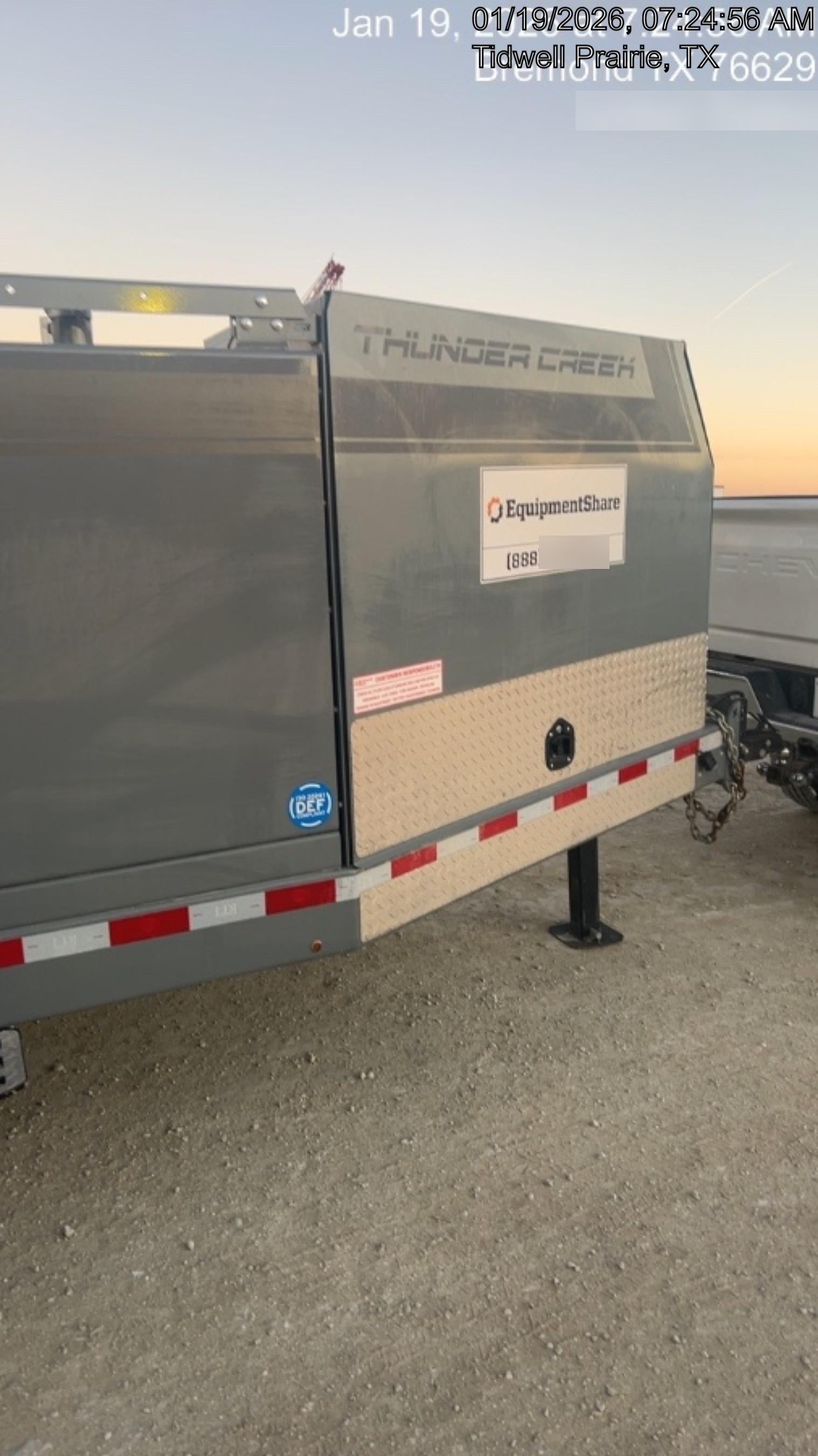 2025 THUNDER CREEK MTT920 - Hazmat not required