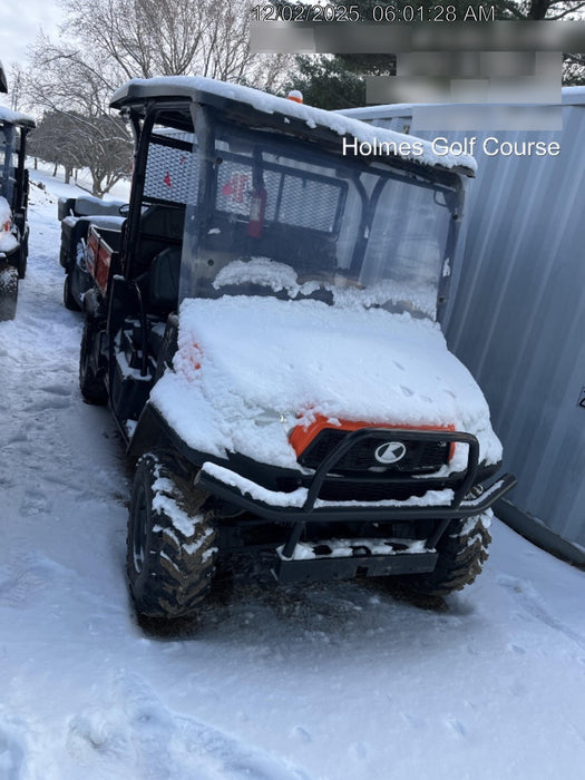 2021 Kubota RTV-X1140W-H Plastic Canopy, Windshield Acrylic Clear, LED Strobe Light, Wire Harness Kit, Back up Alarm