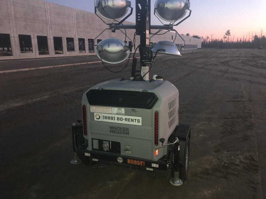 2019 Wacker Neuson LTV6L-MH Wacker Neuson LTV6L Mobile Light Tower w/Fuel Level Sensor Installed