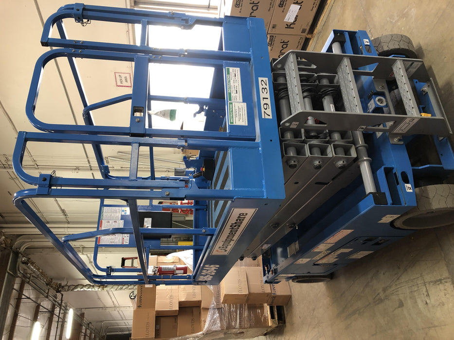 2019 Genie GS-2646 folding rails with full height swing gate