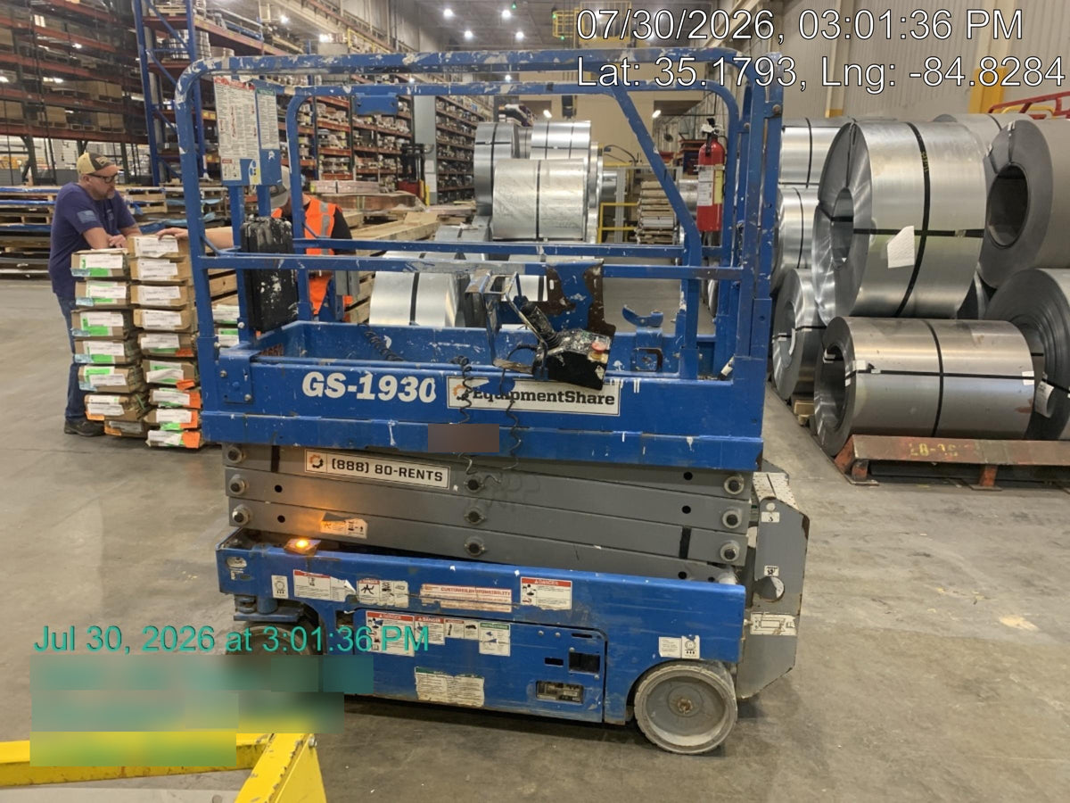 2019 Genie GS-1930 Fixed Rails with Chain Entry