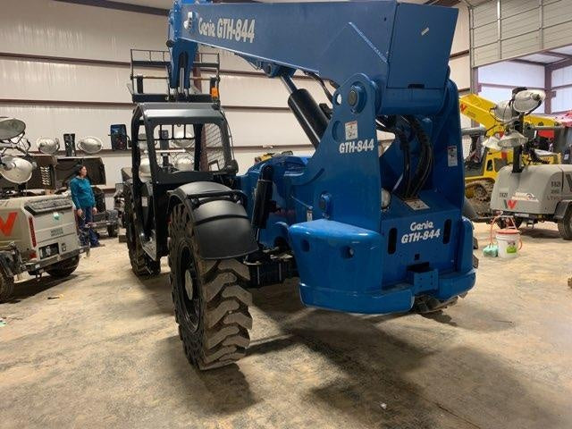 2018 Genie GTH-844 Genie GTH-844 w/ROPS, Work Lights, Solid Tires, RH Cab Mesh, Beacon, 60" Carriage and Forks