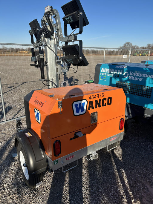 2025 Wanco WLTT-4MM4K Diesel, Mitsubishi L2E, 9.0HP @1800 rpm, Deep Sea Controller, Shore Power Plug, Auto Start, (4) 350W LED Floodlights, 4kW Generator, 60 Gal Fuel Tank, 2" Ball, T3