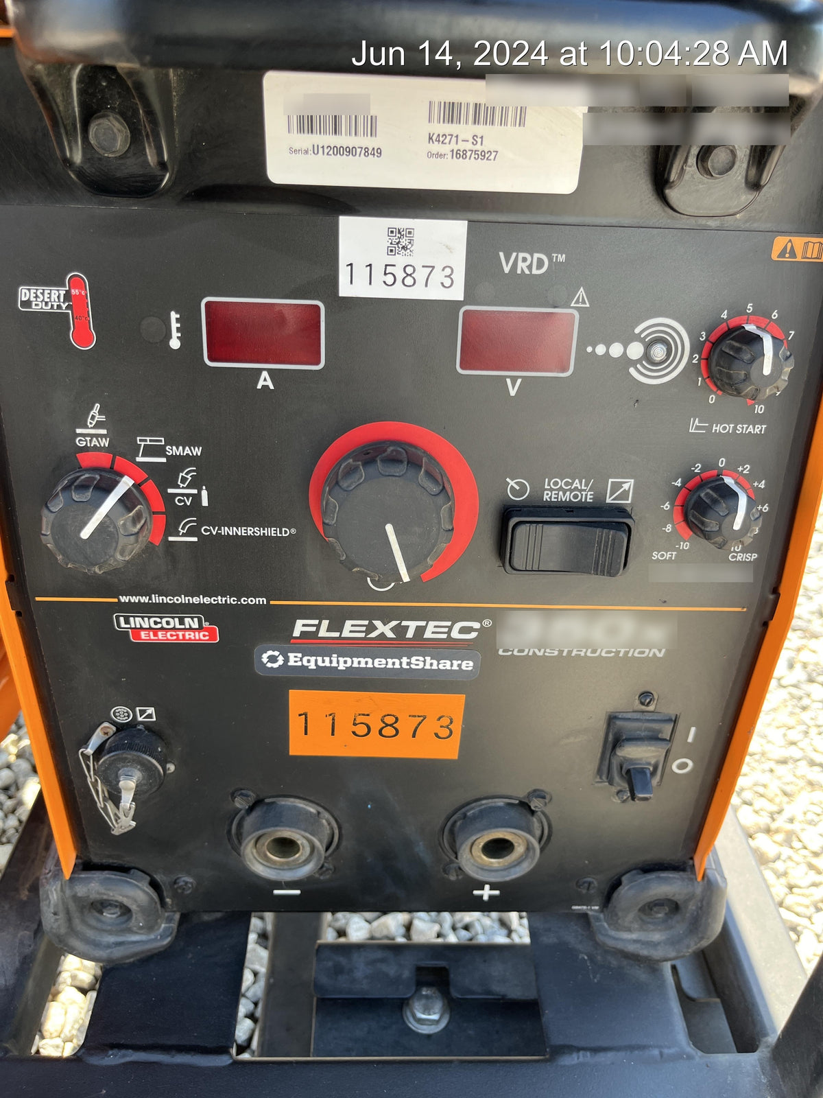 2022 TRYSTAR 6XWLDRK-350- 9KVA-WG