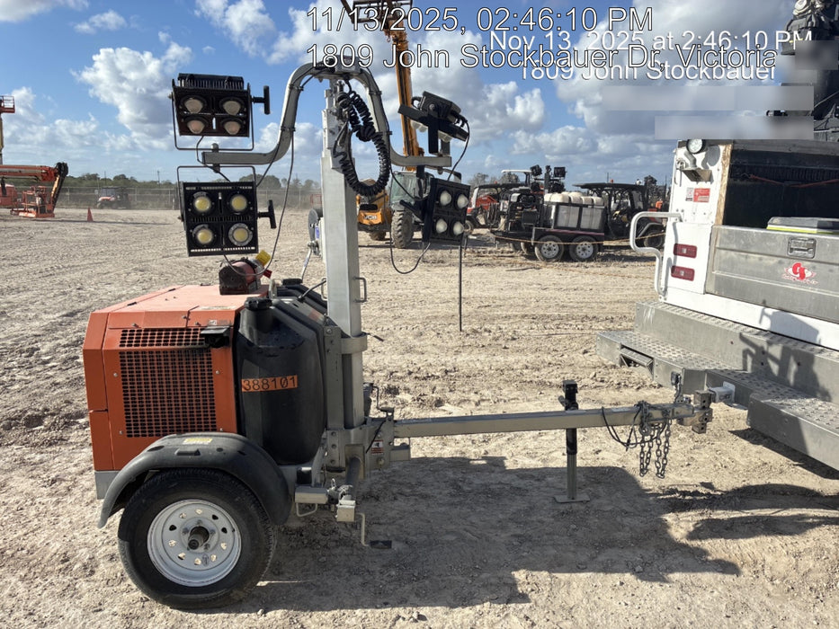 2024 Wanco WLTT-4MM4K Diesel, Deep Sea Controller, Shore Power Plug, Auto Start, (4) 350W LED Floodlights, 4kW Generator, 60 Gal Fuel Tank, 2" Ball, T3