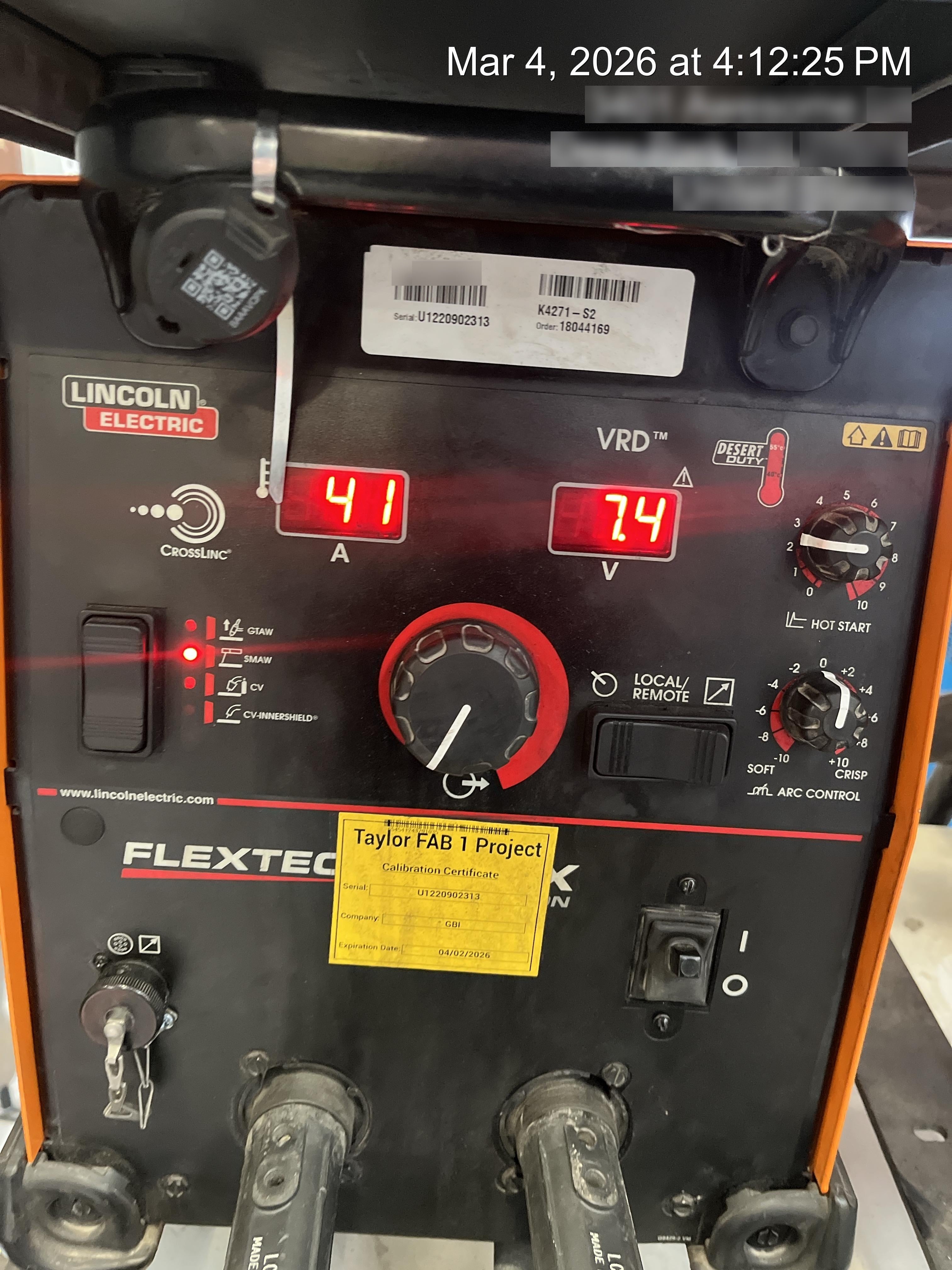 2022 LINCOLN ELECTRIC FLEXTEC 350X