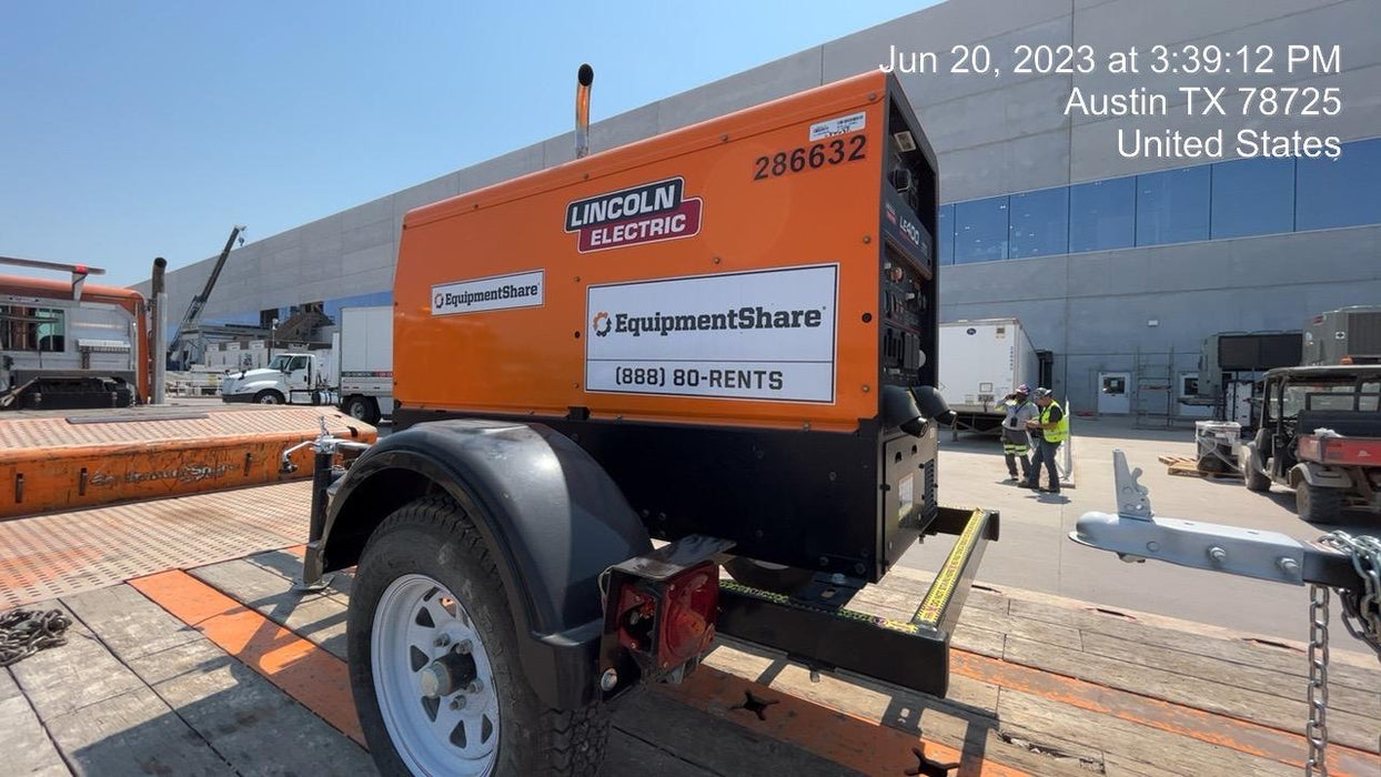 2022 Lincoln Electric LE400 Kubota V1505, Trlr, Cable Rack, Light Kit, ES Decals, T3