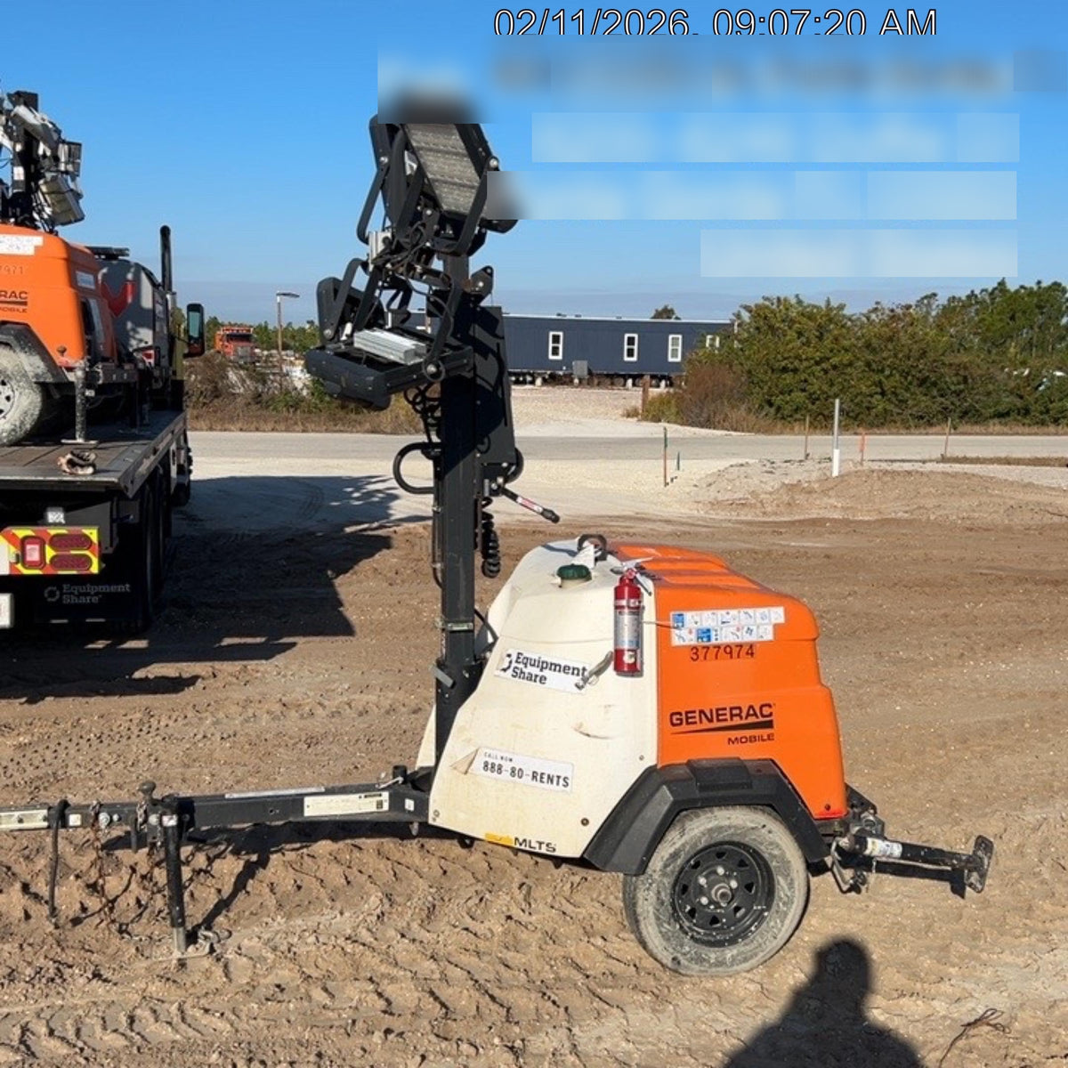 2023 Generac MLT2 Diesel, Flex Switch 120V Input, Powerzone Controller, 
(4) 320W LED Lights, 4kW Generator, 39.9 Gal Fuel Tank, 2" Ball, T3