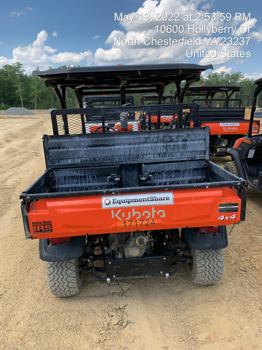 2021 Kubota RTV-X1140W-H Plastic Canopy, Windshield Acrylic Clear, LED Strobe Light, Wire Harness Kit, Back up Alarm
