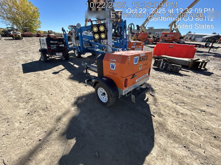 2023 Wanco WLTT-4MM4K Diesel, Deep Sea Controller, Shore Power Plug, Auto Start, (4) 350W LED Floodlights, 4kW Generator, 60 Gal Fuel Tank, 2" Ball, T3
