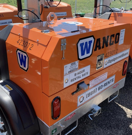 2024 Wanco WLTT-4MM4K Diesel, Deep Sea Controller, Shore Power Plug, Auto Start, (4) 350W LED Floodlights, 4kW Generator, 60 Gal Fuel Tank, 2" Ball, T3