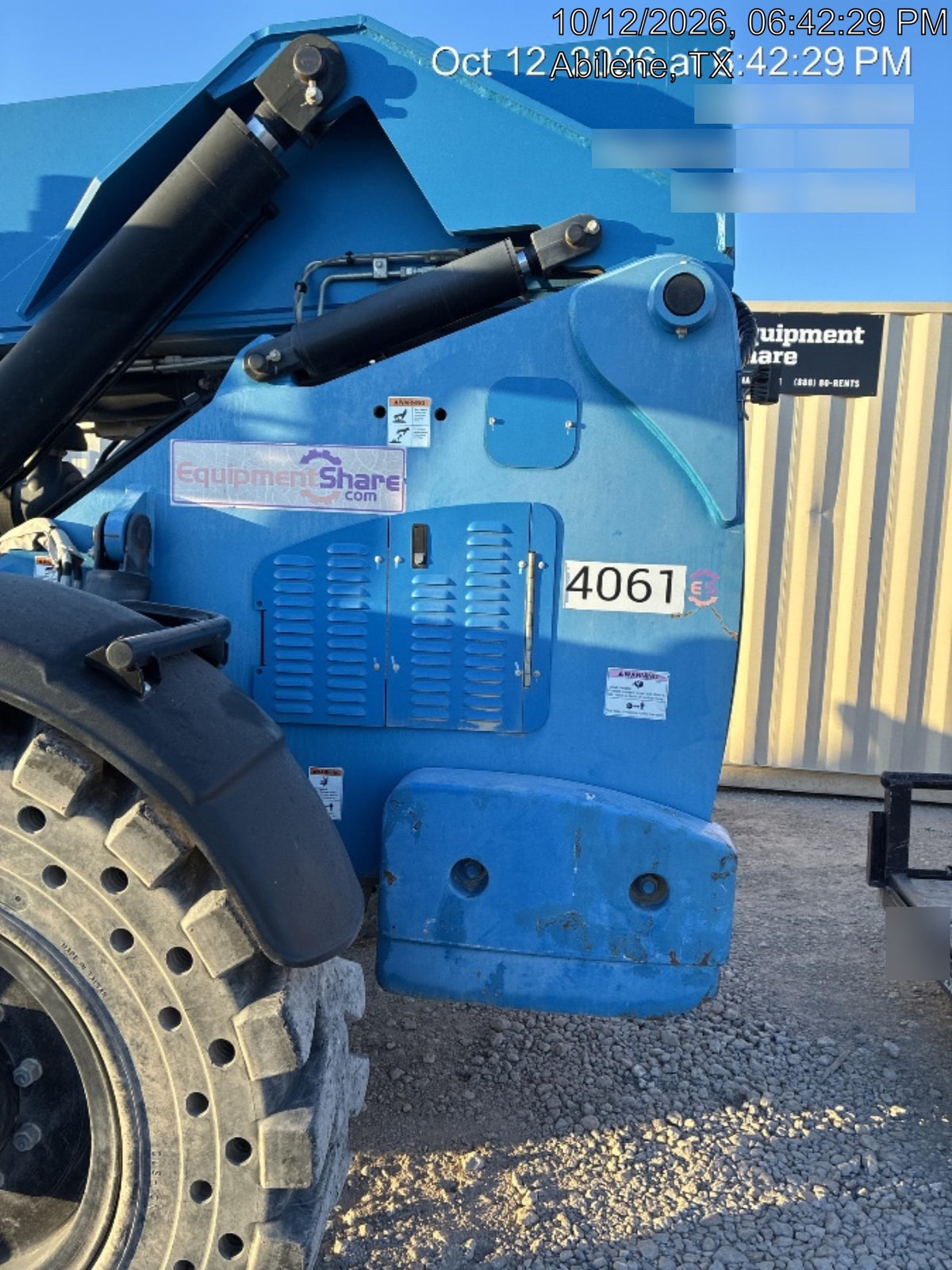 2017 Genie GTH-1056 Genie GTH1056, Solid Tires, 60" carriage, Light Kit, Open ROPS