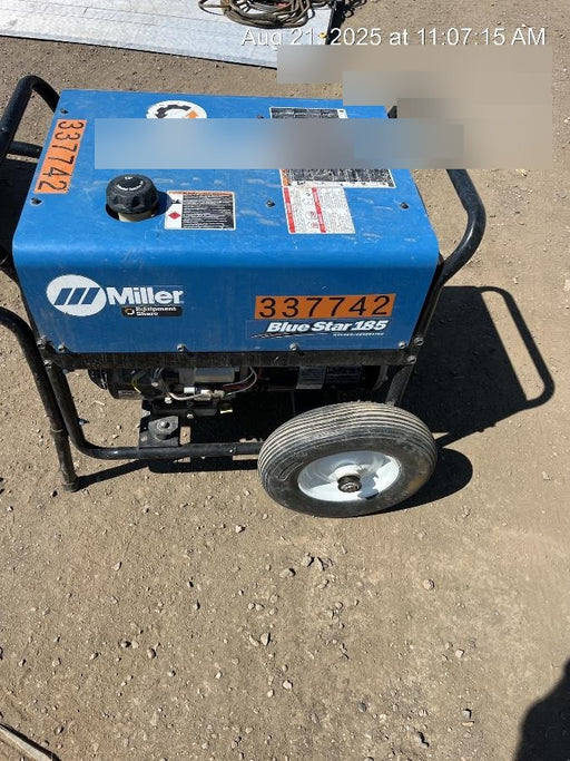2023 Miller Electric Blue Star 185 Engine Driven Welder, Electric Start, 13 hp, Gas, 6,500 W Peak 907664