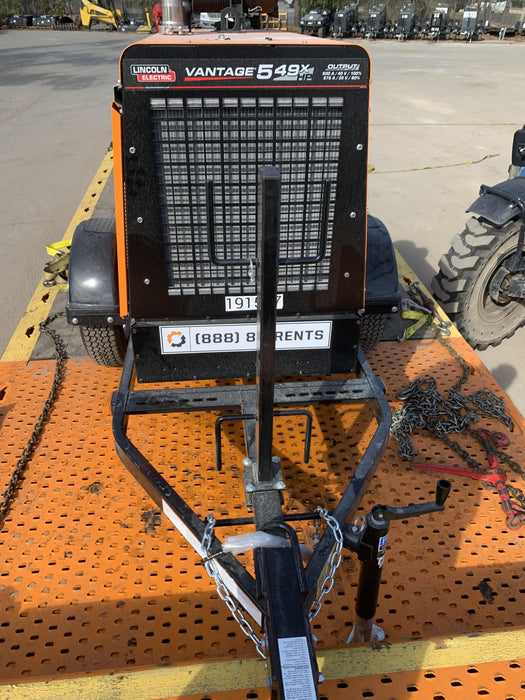 2021 Lincoln Electric Vantage 549X Ready Pak 3, ORANGE (includes trailer, cable rack, fender light kit)