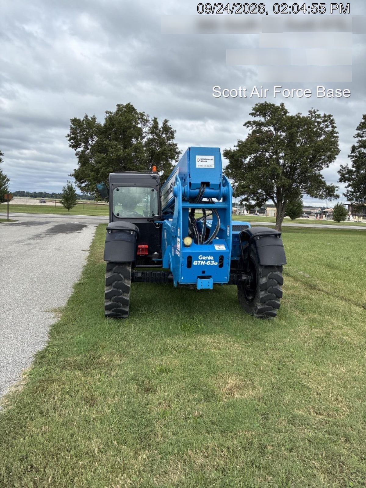 2020 Genie GTH-636 Cab/Heat/Air, Solid Tires, Work Lights, Beacon, Aux Hydraulics, Back up Alarm