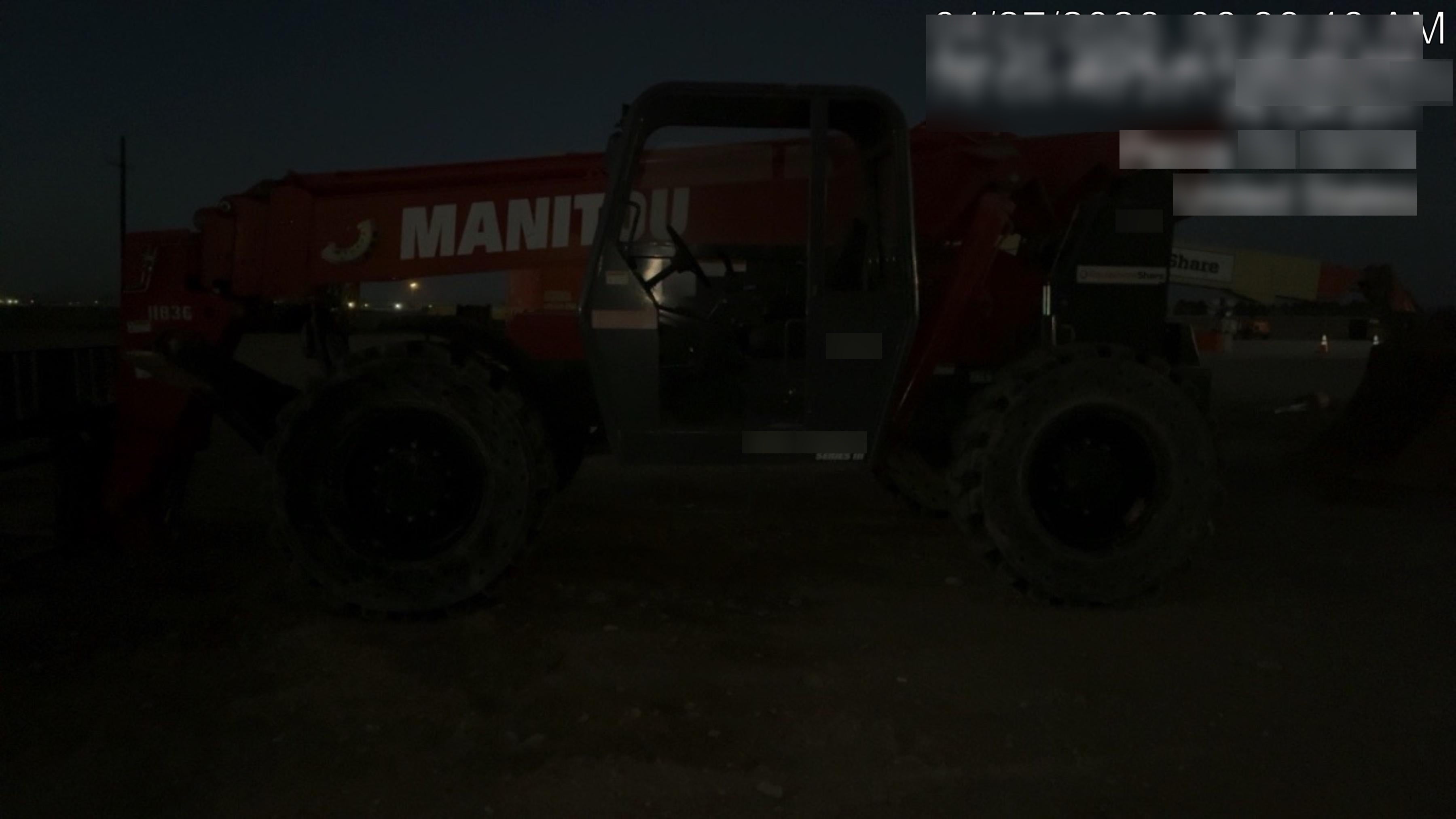 2018 Manitou MTA10055 Manitou MTA10055 - Canopy, Worklights, Beacon, 66" Carriage, 60" Forks, Solid Tires, Aux Hydraulics