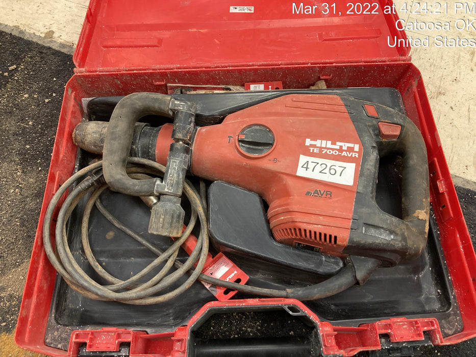 2019 HILTI TE 700-AVR