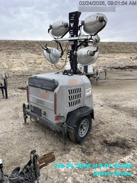 2018 Wacker Neuson LTV6L-MH Wacker Neuson LTV6L Mobile Light Tower w/Fuel Level Sensor Installed