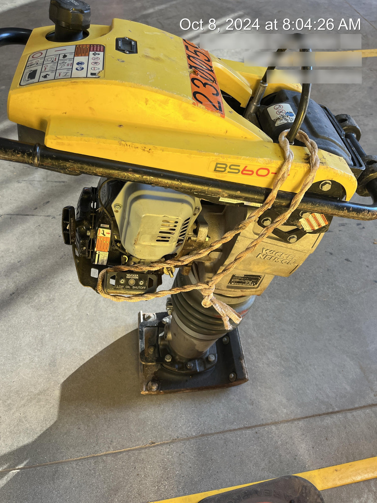2022 WACKER NEUSON BS60-4As