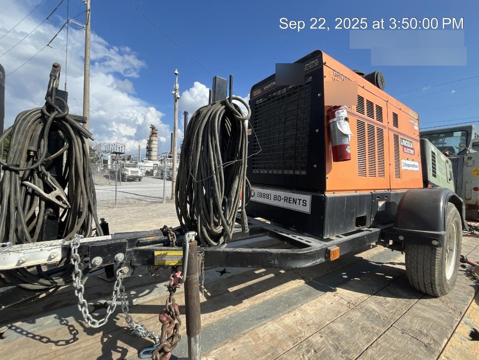 2021 Lincoln Electric Vantage 549X Ready Pak 3, ORANGE (includes trailer, cable rack, fender light kit)