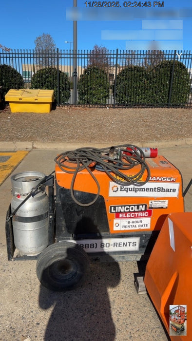 2021 Lincoln Electric Ranger 305 LPG LPG One-Pak (includes undercarriage, tank holder & tank strap) ORANGE