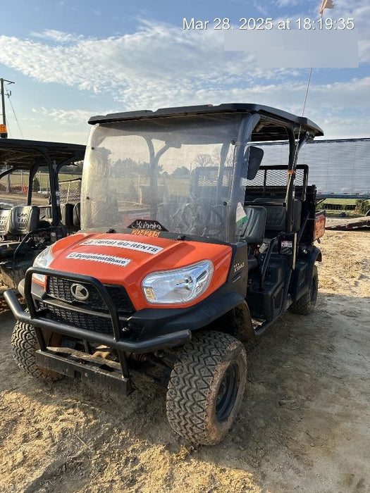 2022 Kubota RTV-X1140W-H Plastic Canopy, Windshield Acrylic Clear, LED Strobe Light, Wire Harness Kit, Back up Alarm