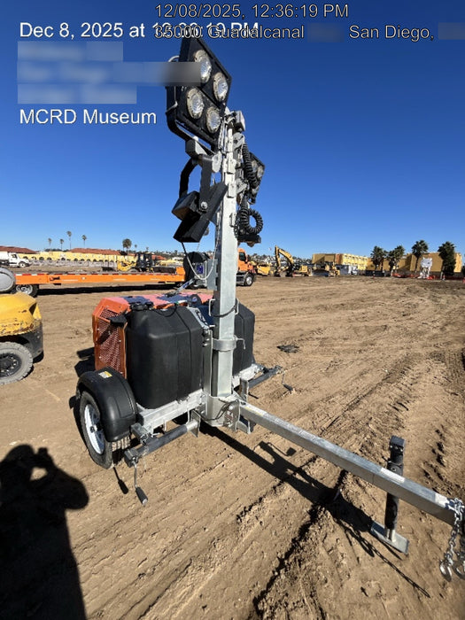 2024 Wanco WLTT-4MM4K Diesel, Deep Sea Controller, Shore Power Plug, Auto Start, (4) 350W LED Floodlights, 4kW Generator, 60 Gal Fuel Tank, 2" Ball, T3