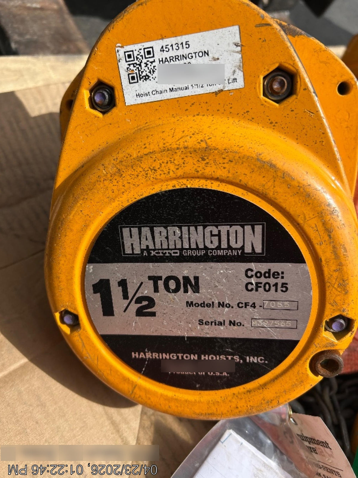 2024 HARRINGTON CF015-30