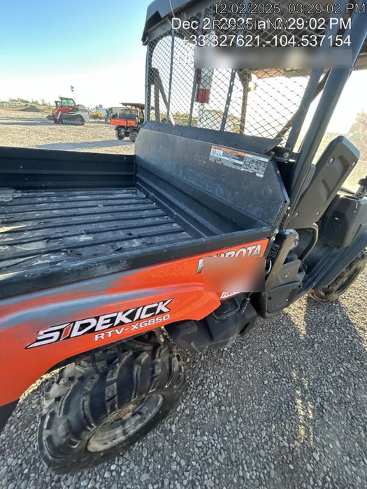2019 KUBOTA RTV-XG850WL-H