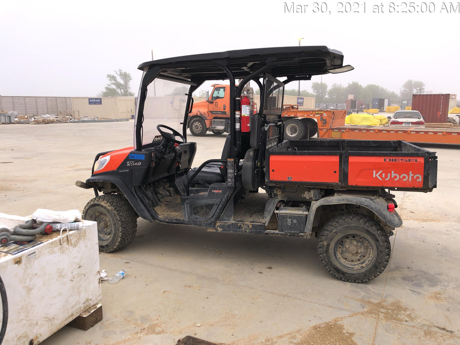 2020 Kubota RTV-X1140 CANOPY,STROBE,BACK UP ALARM,WINDSHIELD, FIRE EXT