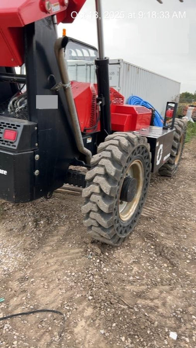 2019 Manitou MTA8044 74hp T4F, Open ROPS, Cab and Boom LED work lights, Auxiliary Hydraulics, Solid Tires, Amber strobe, Lift Hook 66" Carriage, 60" Forks